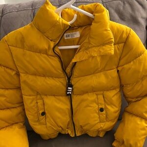 H&M Kids Mustard Puffer Jacket